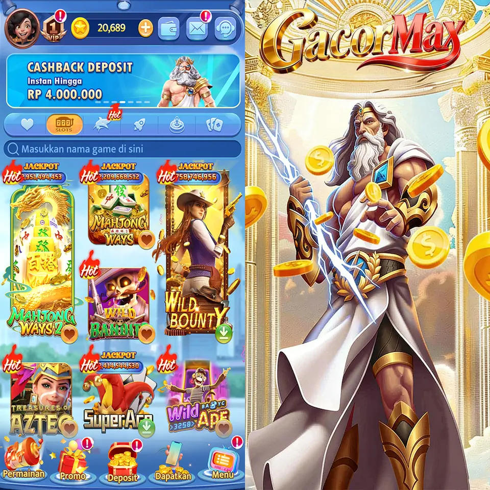 gacormax Tangkapan Layar - Resmi
